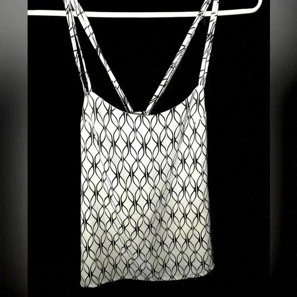 Banana Republic Dressy Tank Womens Sz 2 Criss Cross Back Straps - Picture 1 of 5